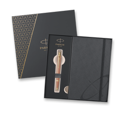 Dárková kazeta Parker IM Writing Rituals Orange GT - sada kuličkové pero a zápisník