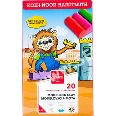 Plastelína KOH-I-NOOR 400g 20 barev