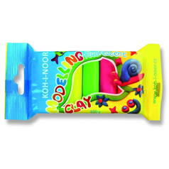 Plastelína KOH-I-NOOR 100g 5 barev FLUO