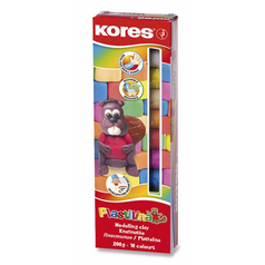 Modelovací hmota KORES 10 barev 200g