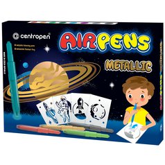 popisovače Air Pens foukací METALLIC Centropen 1590  8 barev