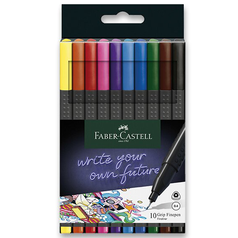 Fine liner Faber Castell Grip 0,4mm/10 barev
