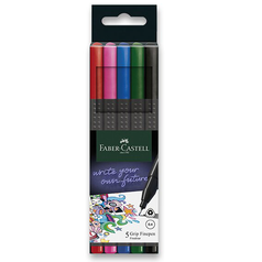 Fine liner Faber Castell Grip 0,4mm/5 barev