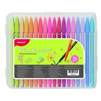 Popisovač Monami Plus pen Fine liner sada 36 barev v  pevném plastovém uzavíratelném pouzdře