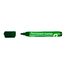 Popisovač permanentní D-rect 2160 zelený  kulatý hrot