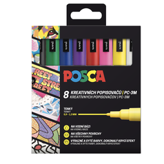 POSCA sada kreativních popisovačů 0,9-1,3mm 8 kusů POSCA sada kreativních popisovačů 0,9-1,3mm 8 kusů