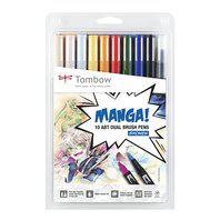 Sada oboustranných fixů ABT Dual Brush Pen – Manga, ABT-10C-MANGA1