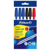 Kuličkové pero Stick supersoft 6ks, Pelikan K86 super soft