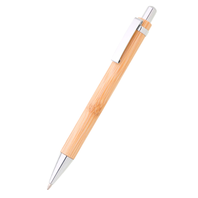 Kuličkové bambusové pero Tural kov/bambus