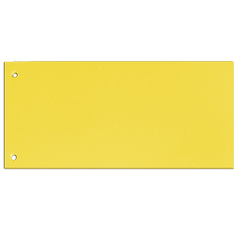 Rozlišovač 105x240mm Brilliant jednobarevný 100 ls - žlutý