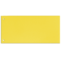 Rozlišovač 105x240mm Brilliant jednobarevný 100 ls - žlutý