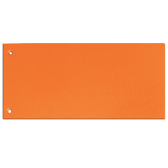 Rozlišovač 105x240mm Brilliant jednobarevný 100 ls - oranžový