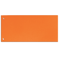 Rozlišovač 105x240mm Brilliant jednobarevný 100 ls - oranžový