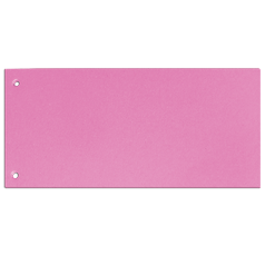 Rozlišovač 105x240mm Brilliant jednobarevný 100 ls - růžový