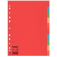 Rozlišovač kartonový Esselte 100201 A4  2x5 barev
