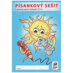 Sešit 511 se dvěma pomocnými linkami NOVÁ ŠKOLA