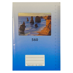 Sešit bezdřevý A5 60 ls čistý 560
