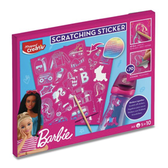 Kreativní sada Scratching Stickers BARBIE