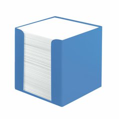 Stojánek ColorBlocking s poznámkovými lístky 9x9x9/700 ls baltic blue
