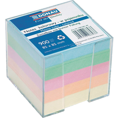 Nelepená kostka barevná v plastové krabičce 900 ls 85 x 85 x 75 mm