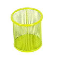 Stojánek na psací potřeby drátěný zelený neon