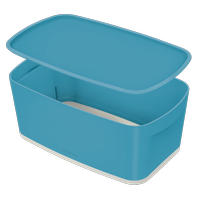 Úložný box s víkem Leitz MyBox Cosy, velikost S, klidná modrá MAILORDER