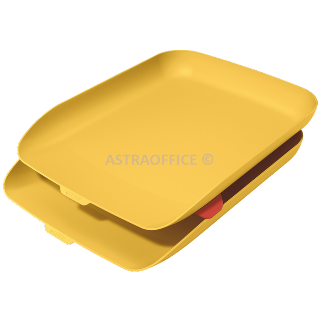 Odkladač na dokumenty Leitz Cosy, balení po 2ks, teplá žlutá