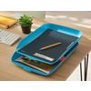 Odkladač na dokumenty Leitz Cosy, balení po 2ks, klidná modrá