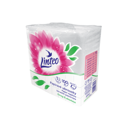 ubrousky bílé LINTEO 33x33 100 ls 1 vrstvé