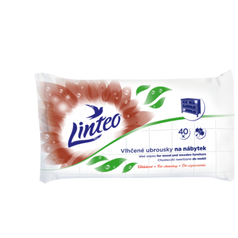 Ubrousek Linteo vlhčený  na nábytek 40 ks úklidový