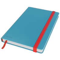 Zápisník Leitz Cosy hebké tvrdé desky, vel. M, linkovaný, klidná modrá