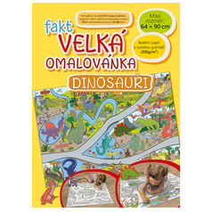 Fakt velká omalovánka 64x90cm  Dinosaurus