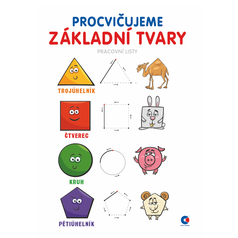 Pracovní listy - A4 - Procvičujeme základní tvary