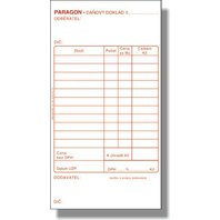 Paragon číslovaný daňový doklad samopropisující, PT012