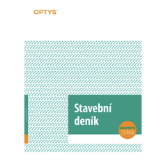 Stavební deník A4 OPTYS 53 ls samopropis číslovaný