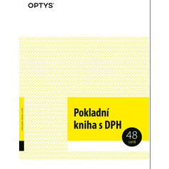 Pokladní kniha A4 s DPH 1011 OPTYS nepropis