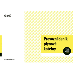 Provozní deník plynové kotelny, A4 28ls