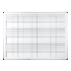 Roční plánovací tabule 90x120cm s CZ potiskem