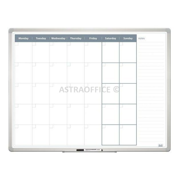 Měsíční plánovací tabule 120x90, ALU23