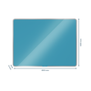 Magnetická tabule na zeď Leitz Cosy 800x600mm, klidná modrá
