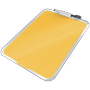 Stolní skleněný flipchart Leitz Cosy teplá žlutá