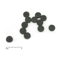 magnet nepotažený kulatý 20mm tmavě šedý