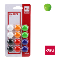 Magnet barevný DELI průměr 20 mm 12 ks E7824