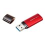 Apacer USB flash disk, USB 3.0, 64GB, AH25B, červený, AP64GAH25BR-1, USB A, s krytkou