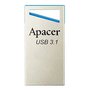 Apacer USB flash disk, USB 3.0, 128GB, AH155, stříbrný, AP128GAH155U-1, USB A, s poutkem