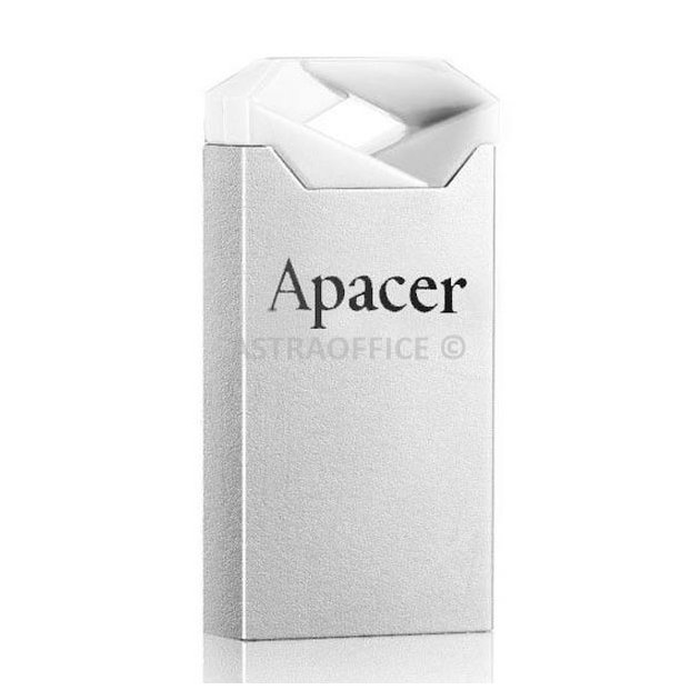 Apacer USB flash disk, USB 2.0, 32GB, AH111, stříbrný, AP32GAH111CR-1, USB A