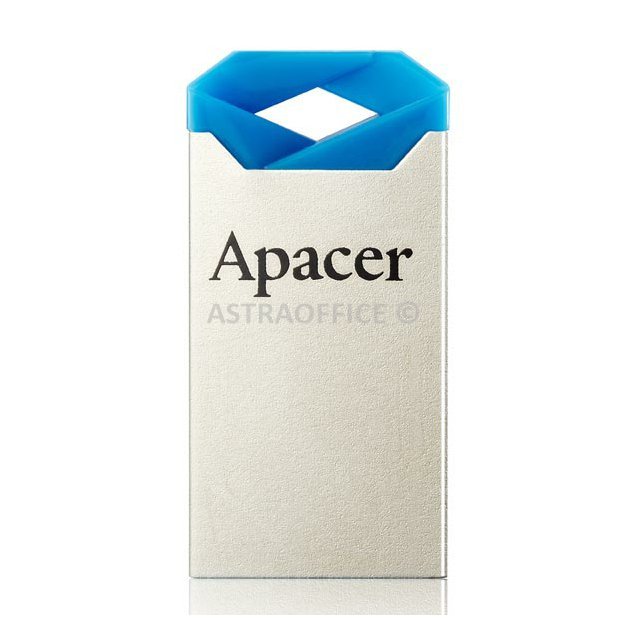 Apacer USB flash disk, USB 2.0, 64GB, AH111, modrý, AP64GAH111U-1, USB A, s poutkem