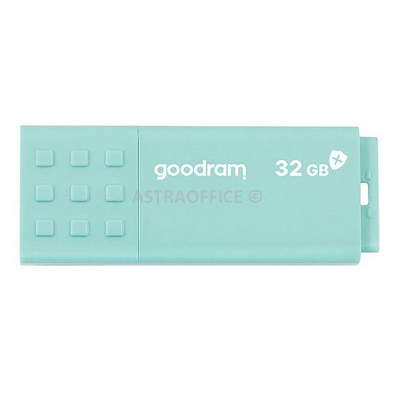 Goodram USB flash disk, USB 3.0, 32GB, UME3, UME3, azurový, UME3-0320CRR11