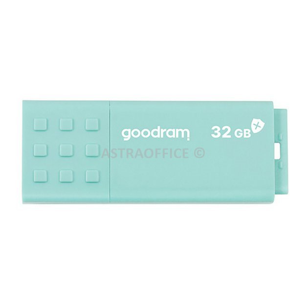 Goodram USB flash disk, USB 3.0, 32GB, UME3, UME3, azurový, UME3-0320CRR11