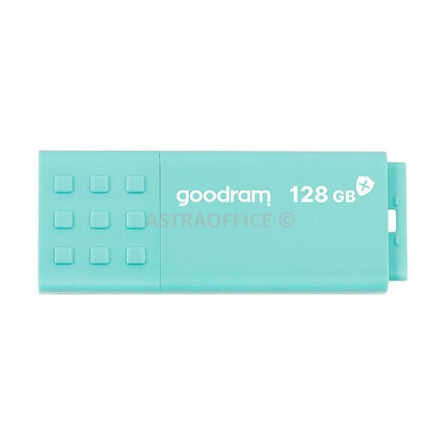 Goodram USB flash disk, USB 3.0, 128GB, UME3, UME3, azurový, UME3-1280CRR11